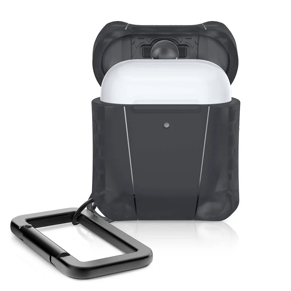 Itskins Spectrum Frost Series Case For Airpods - Black - Tashqila Itskins Spectrum Frost Series Case For Airpods - Black - Tashqila